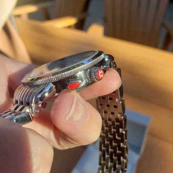 ***SOLD***  Beautiful LIKE NEW Michele Sport Sail Diamond Watch*** - Picture 6 of 9